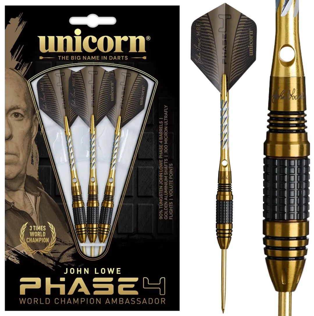 Unicorn John Lowe W.C. Phase 4 Dartpijlen