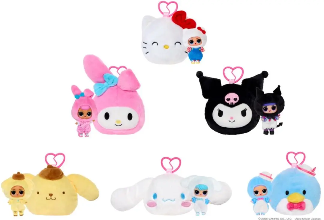 LOL! Surprise! Loves Hello Kitty Sanrio Reversible Plush