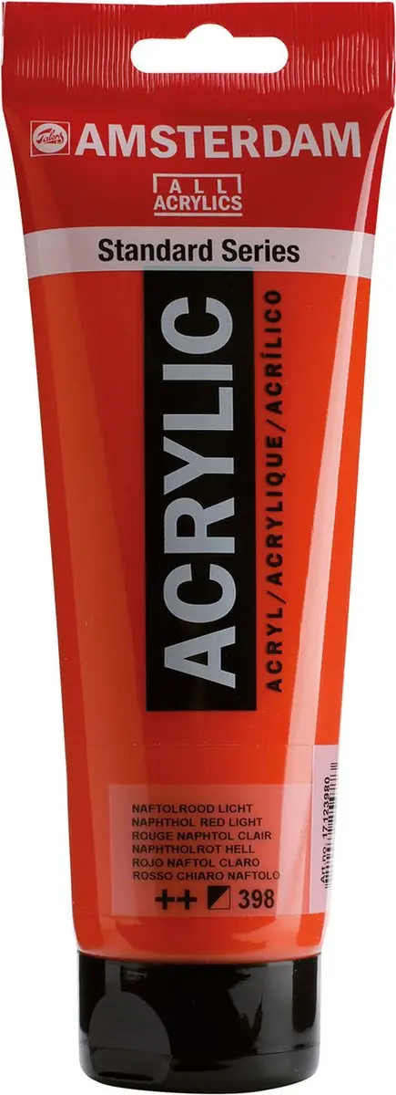 Amsterdam Acrylverf #398 Naftolrood Licht 250ml