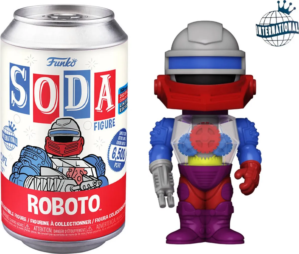 Funko Masters of the Universe Roboto Vinyl Soda Figure