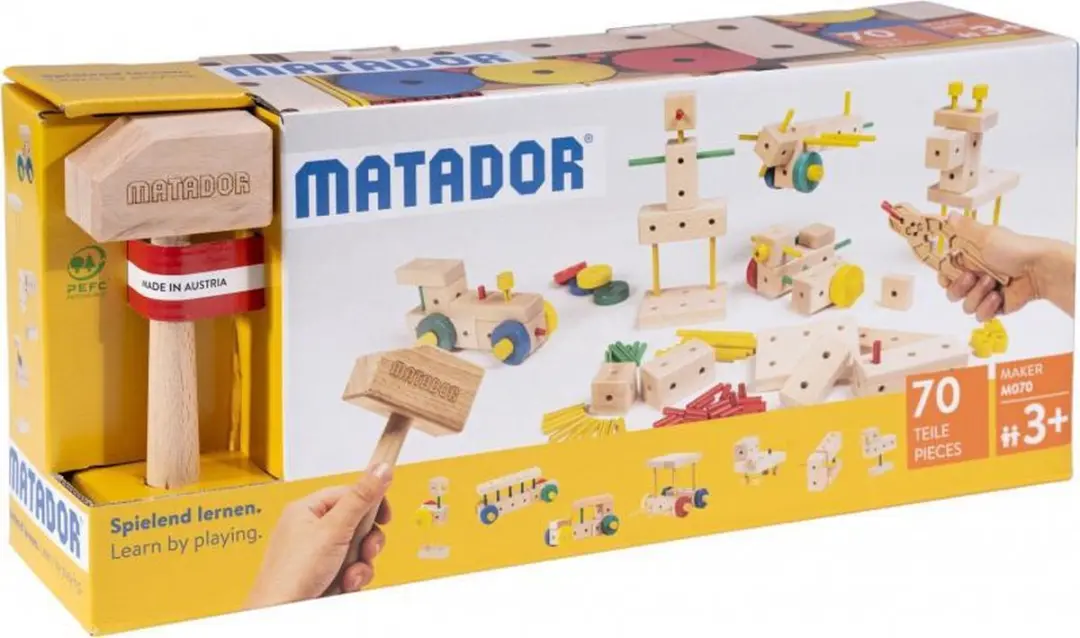 Matador M070 Bouwset - 70 Stukken - Multicolor