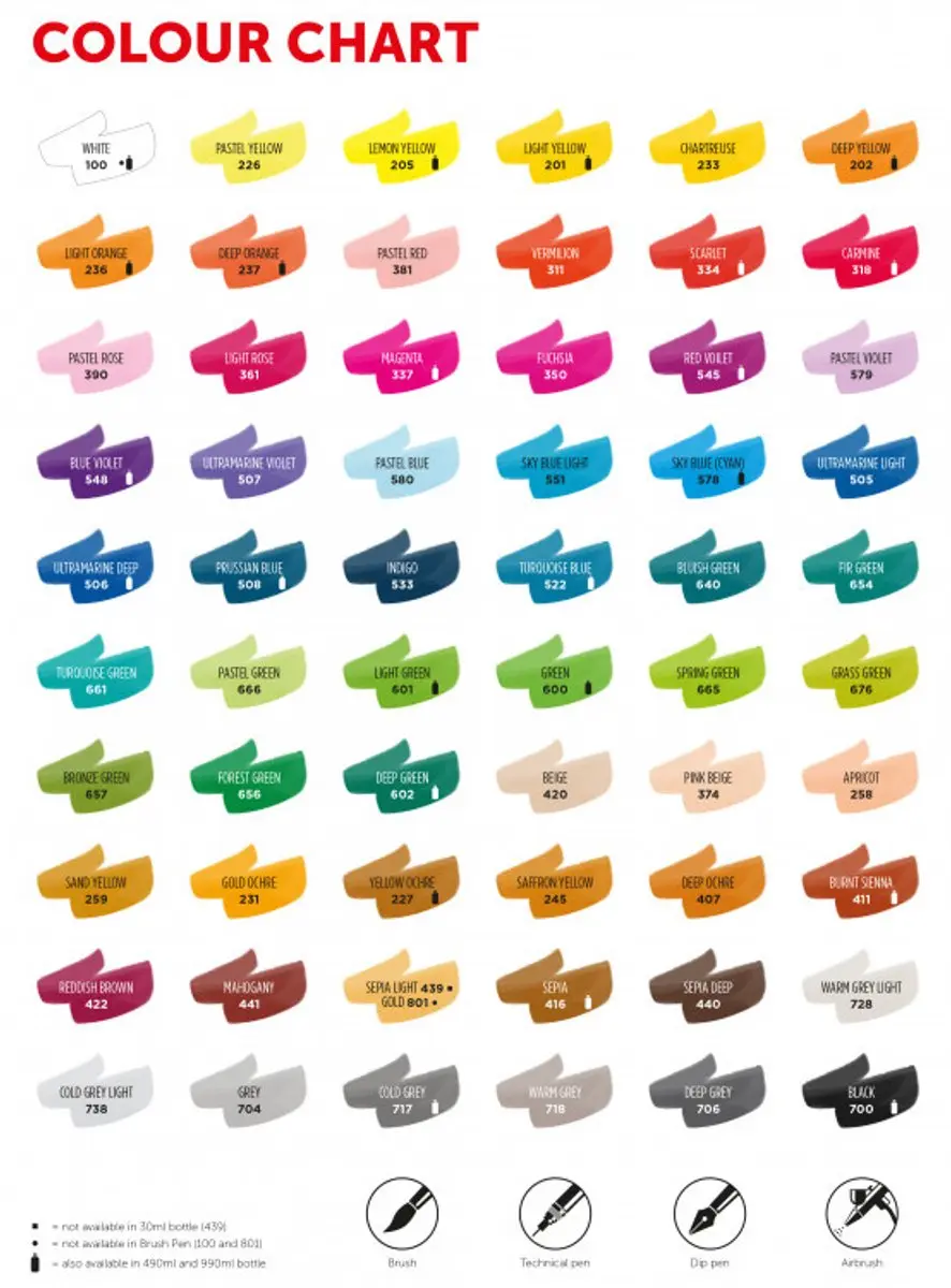 Ecoline Talens 30ml - 5 Stuks Assorti - afbeelding 6 van 6