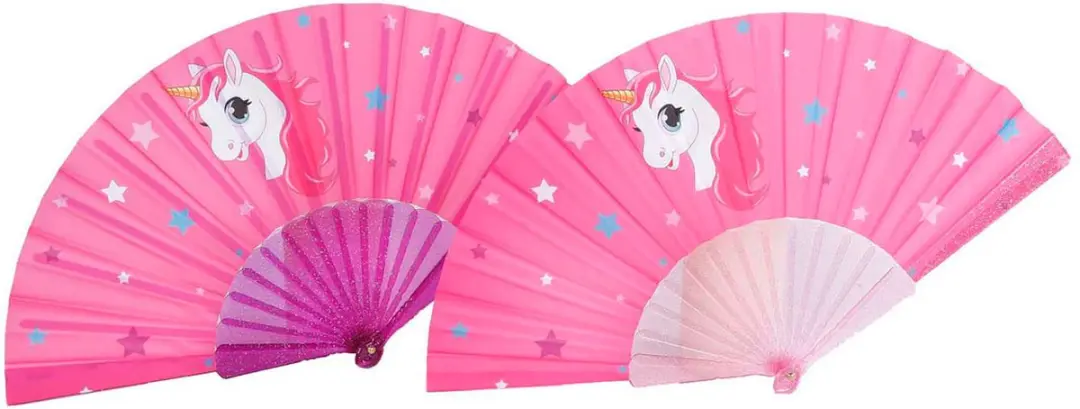 Unicorn waaier 23cm
