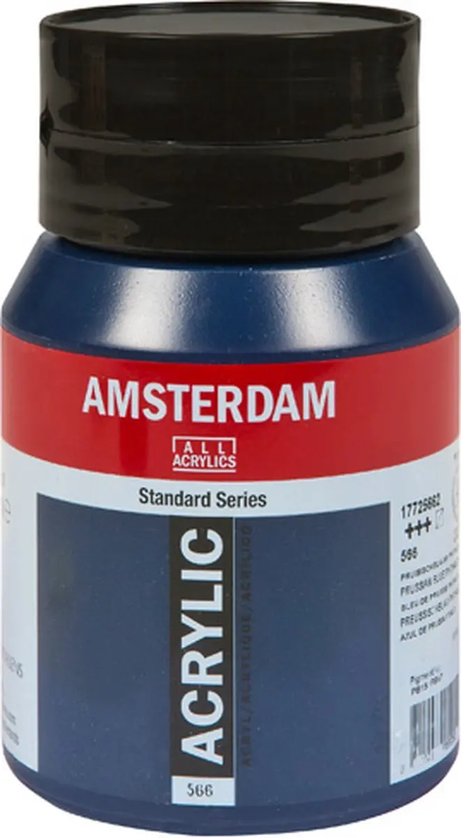 Amsterdam Standard Acrylverf 500ml - Pruisischblauw 566