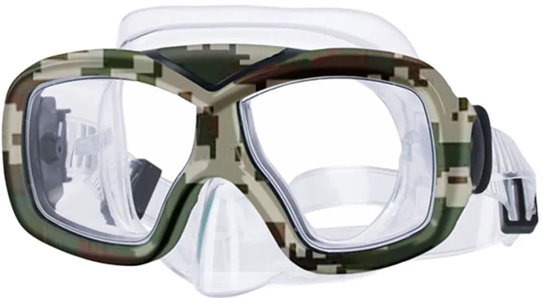 Aquatech Duikbril Camouflage - Groen