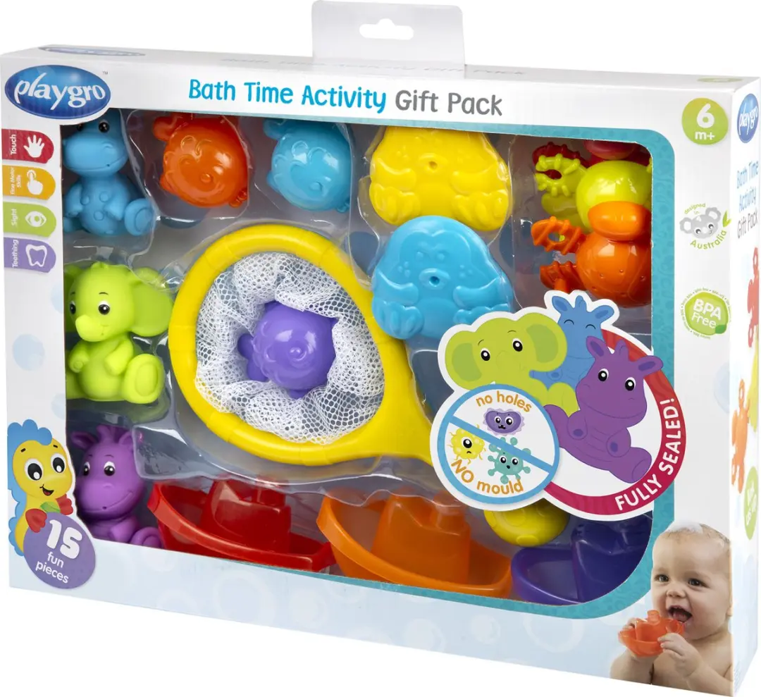 Playgro Activiteiten Badschenken 14-delig - Multi