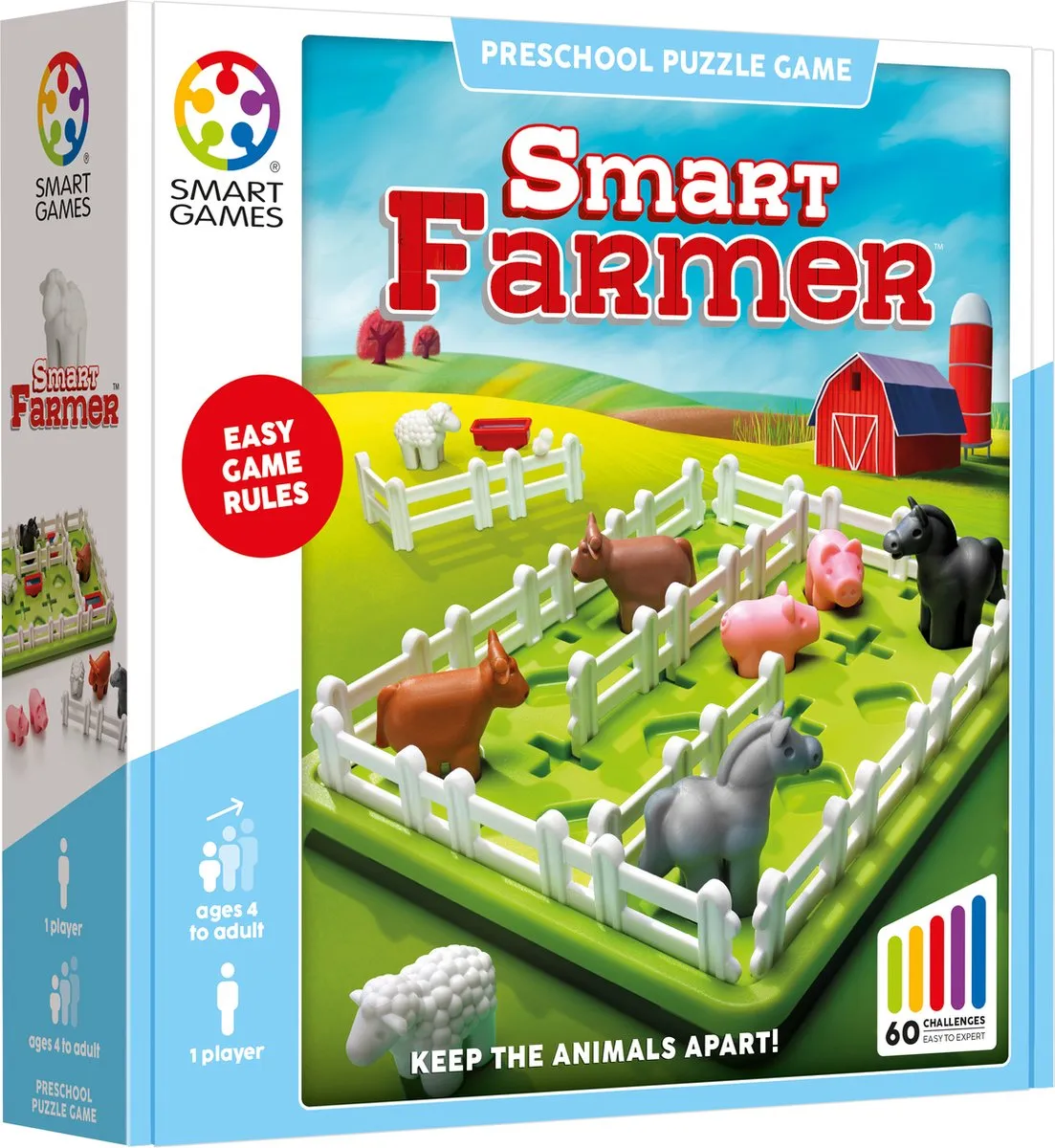 SmartGames Smart Farmer SG 091 - Denkspel - 60 Uitdagingen