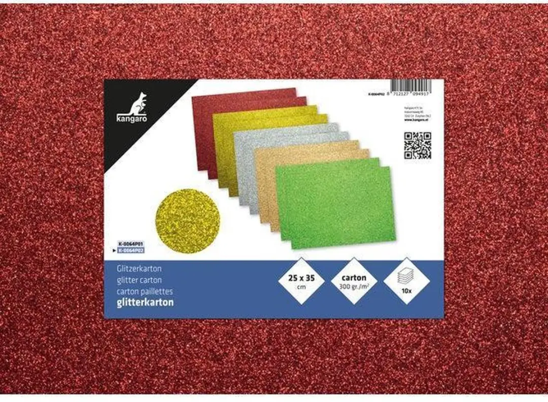 Kangaro Glitterkarton K0064P02
