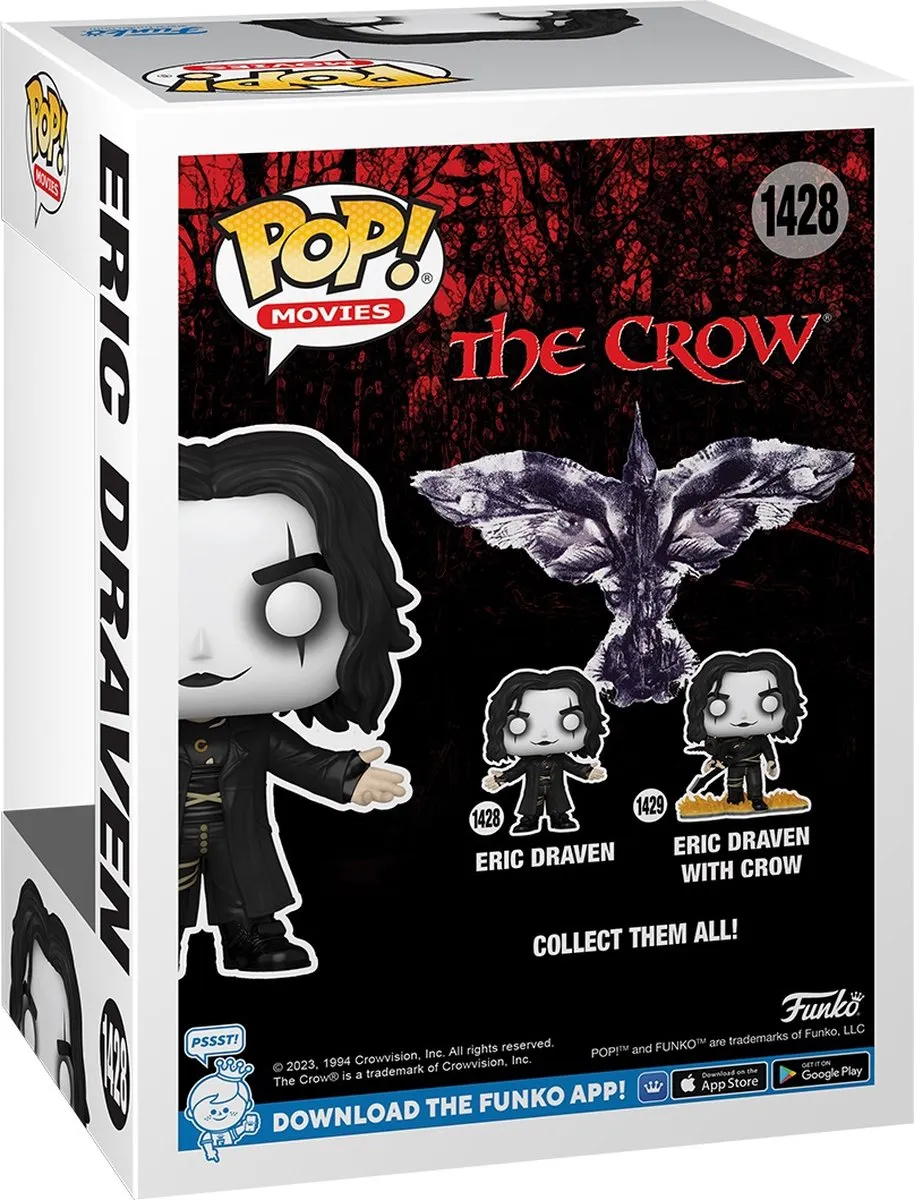 Funko POP! Movies The Crow Eric - 72379 Verzamelfiguur - 9cm - Multicolor