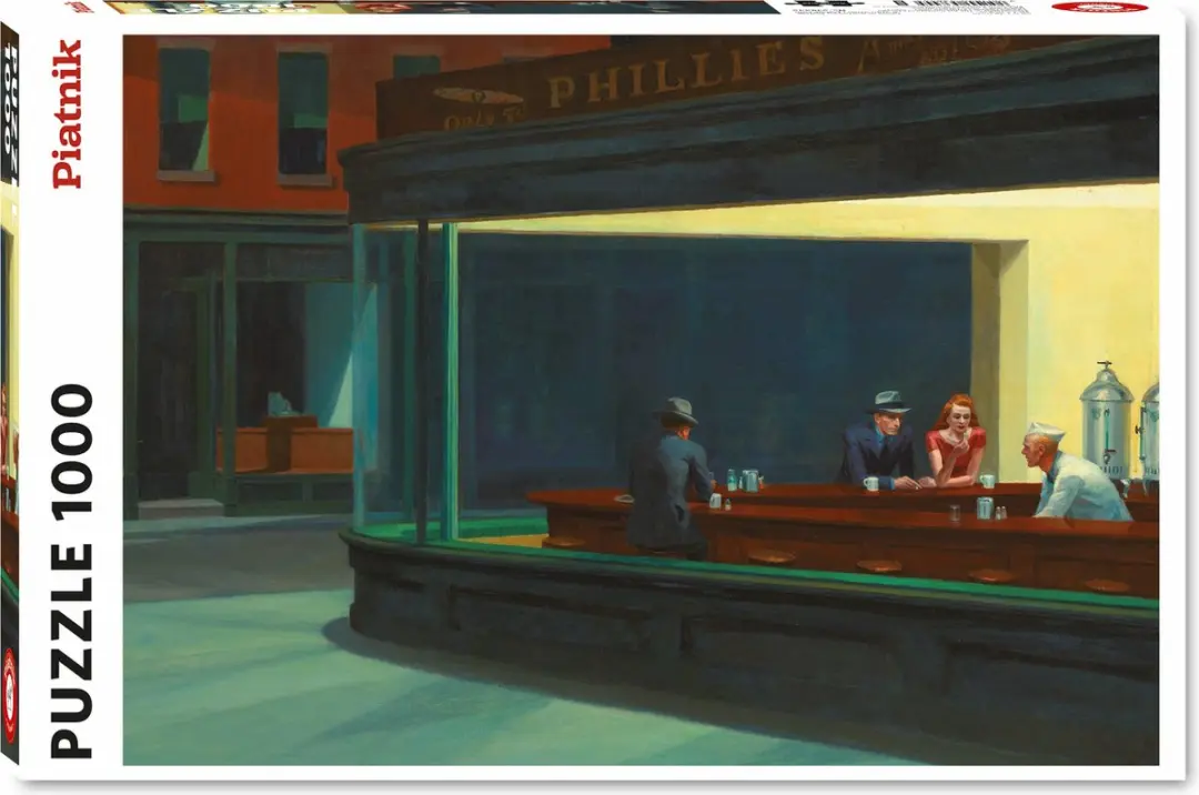 Piatnik Nighthawks Edward Hopper Puzzel