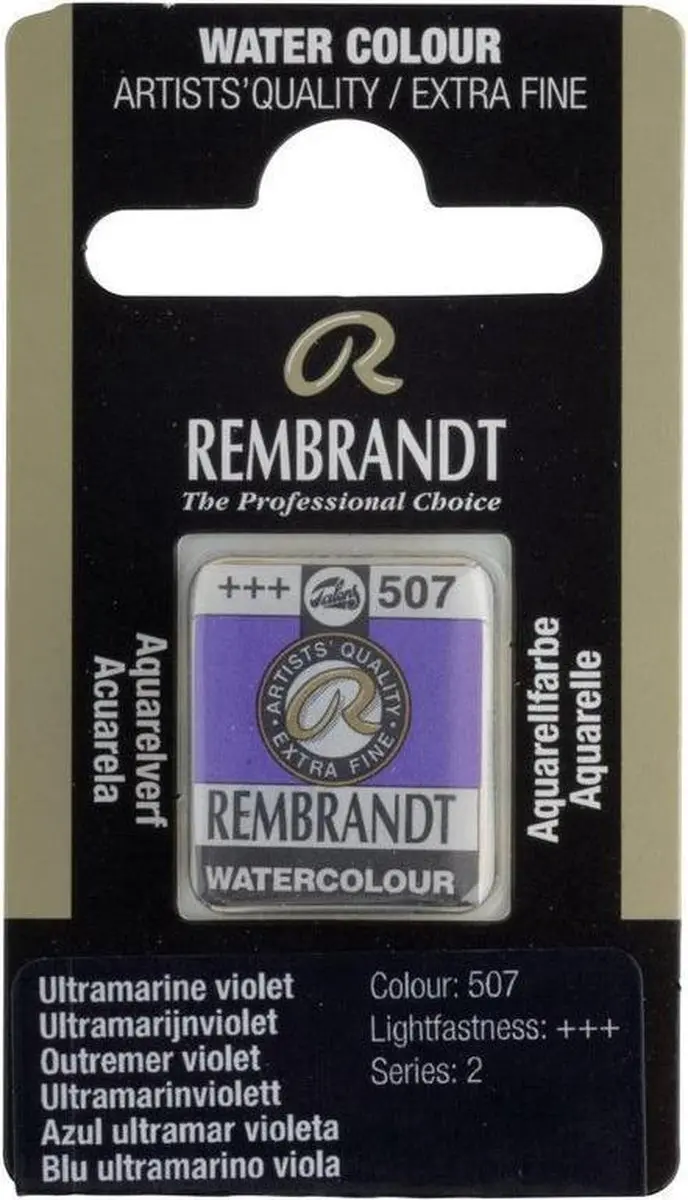 Rembrandt Watercolor Napje Ultramarine Violet 10g