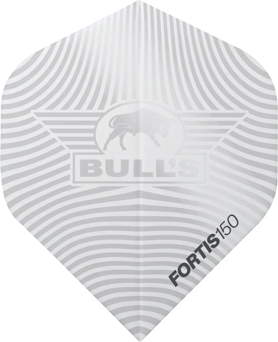 Bull's Fortis 150 Std. Dart Flights BU-50915 - 3 Stuks - Wit