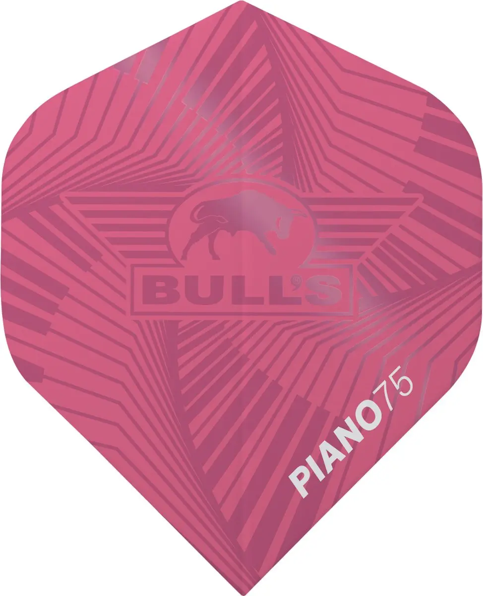 Bull's Flights Piano 75 nr.2 - Roze - 3 Stuks