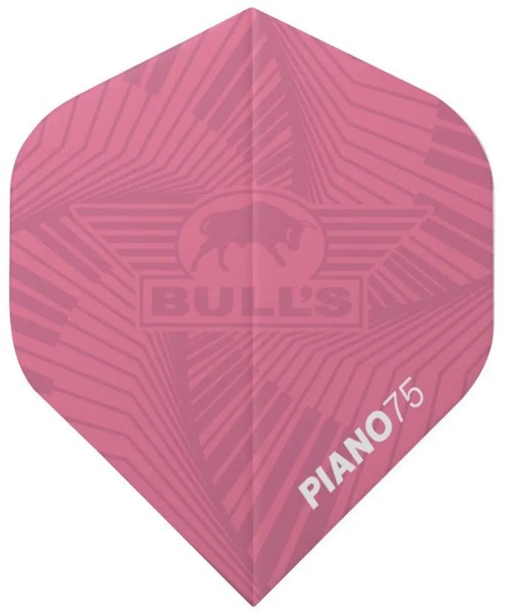 Bull's Flights Piano 75 nr.2 - Roze - 3 Stuks