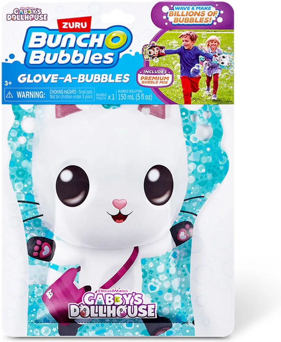 ZURU Gabby's Dollhouse Glove-A-Bubbles Bellenbaas Handschoen