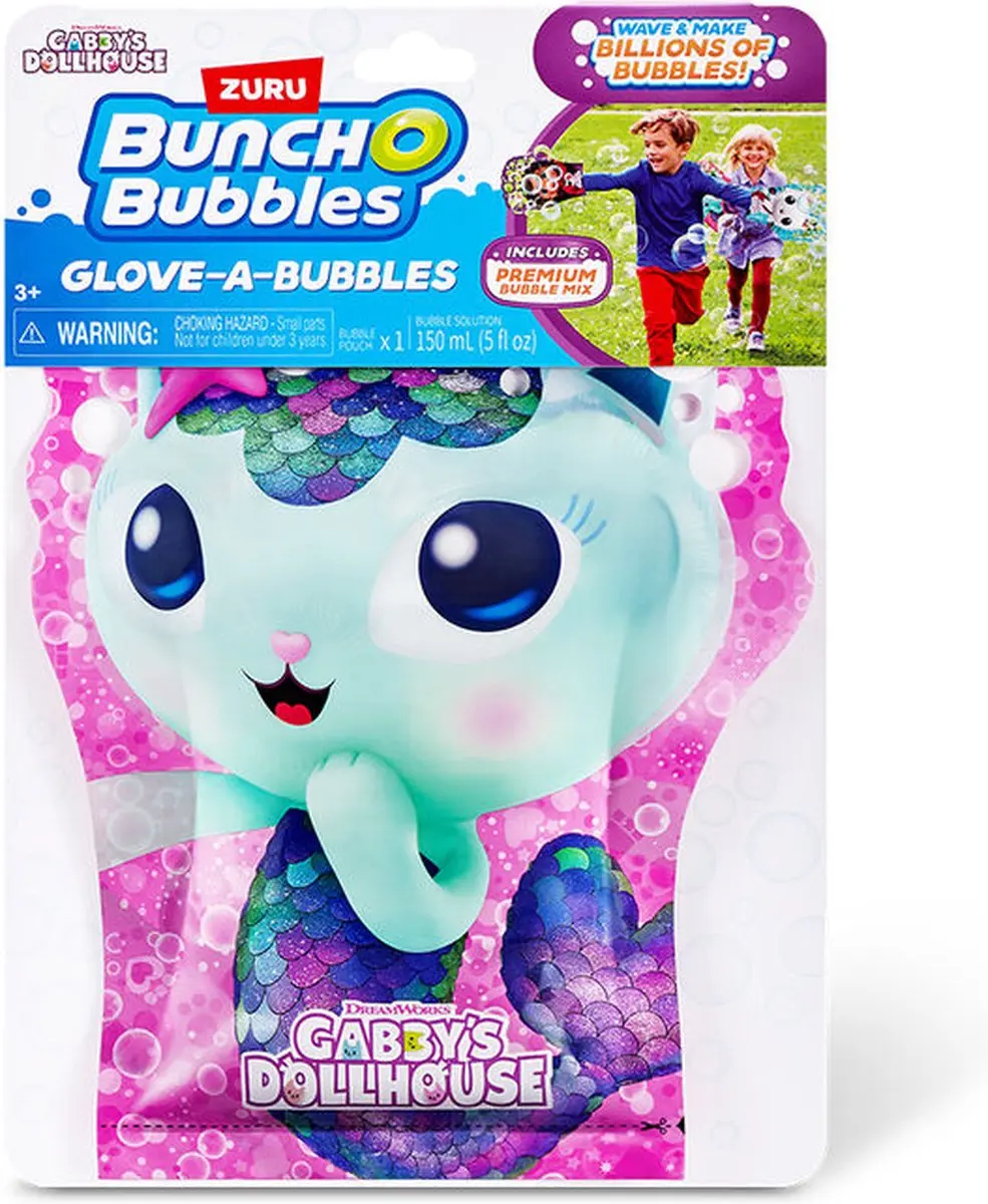 ZURU Gabby's Dollhouse Glove-A-Bubbles Bellenbaas Handschoen