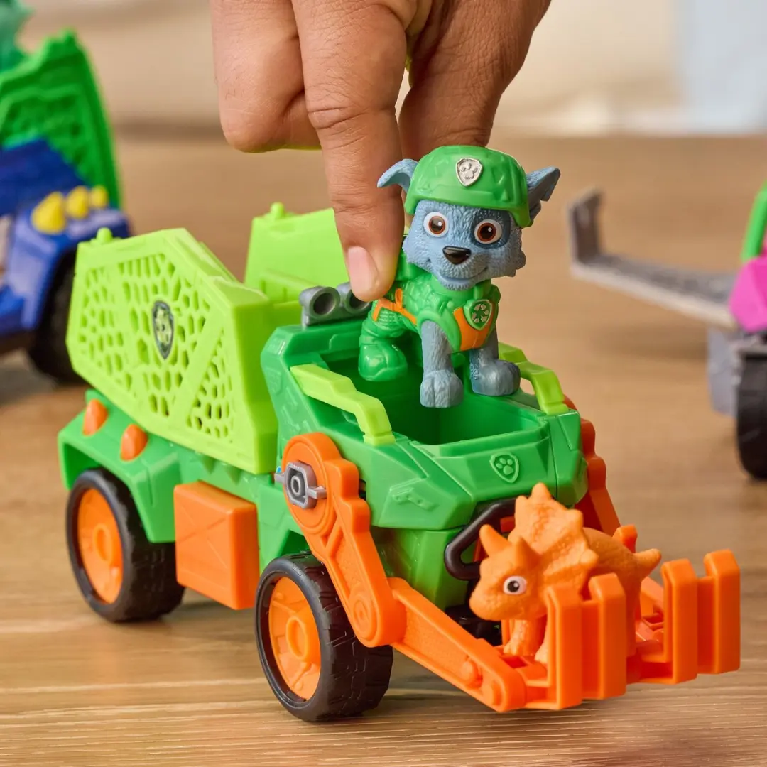 PAW Patrol Rocky Dino Rescue Recycler 6075772 - Dino Film Set - Meerkleurig