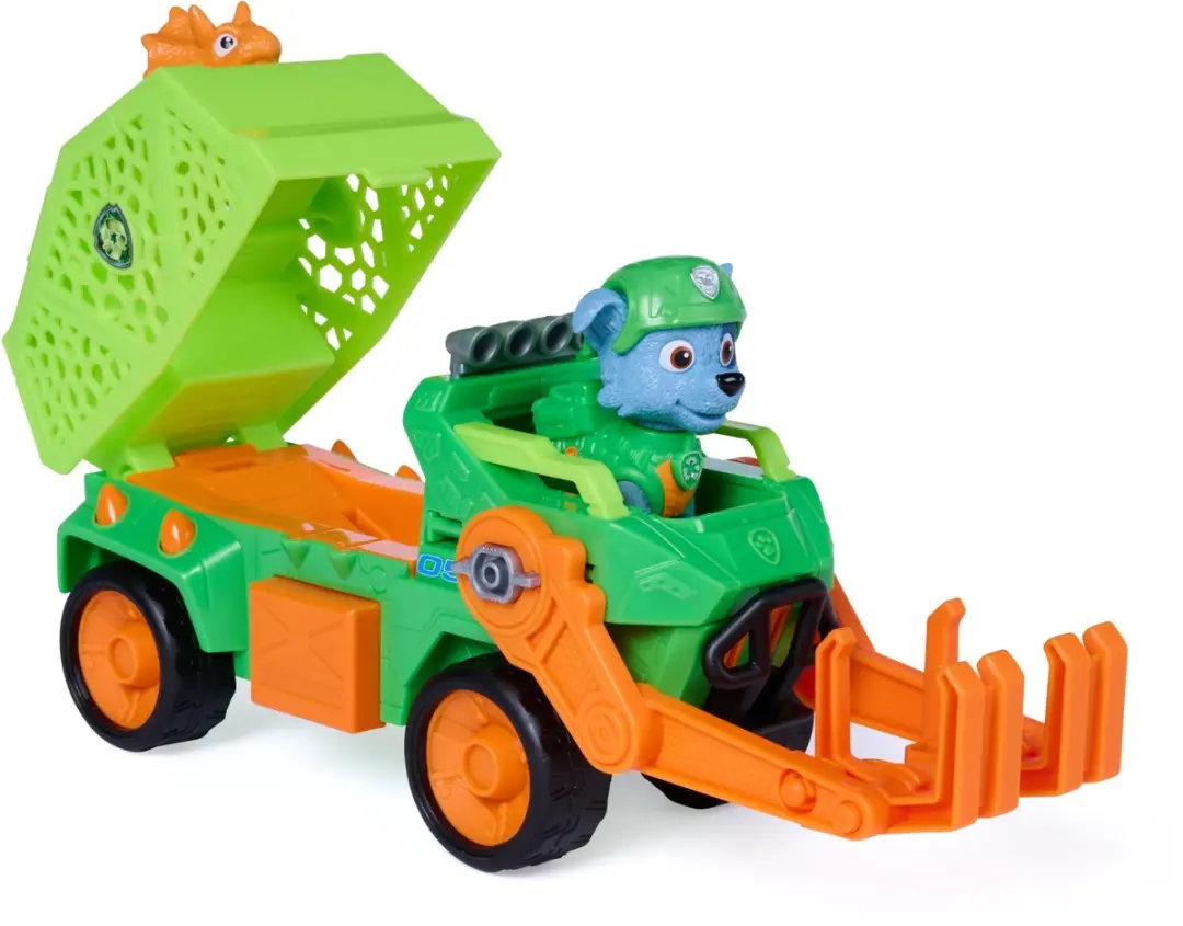 PAW Patrol Rocky Dino Rescue Recycler 6075772 - Dino Film Set - Meerkleurig