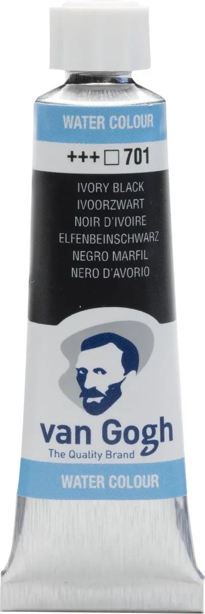 Van Gogh Aquarelverf Ivoor Zwart 1ml