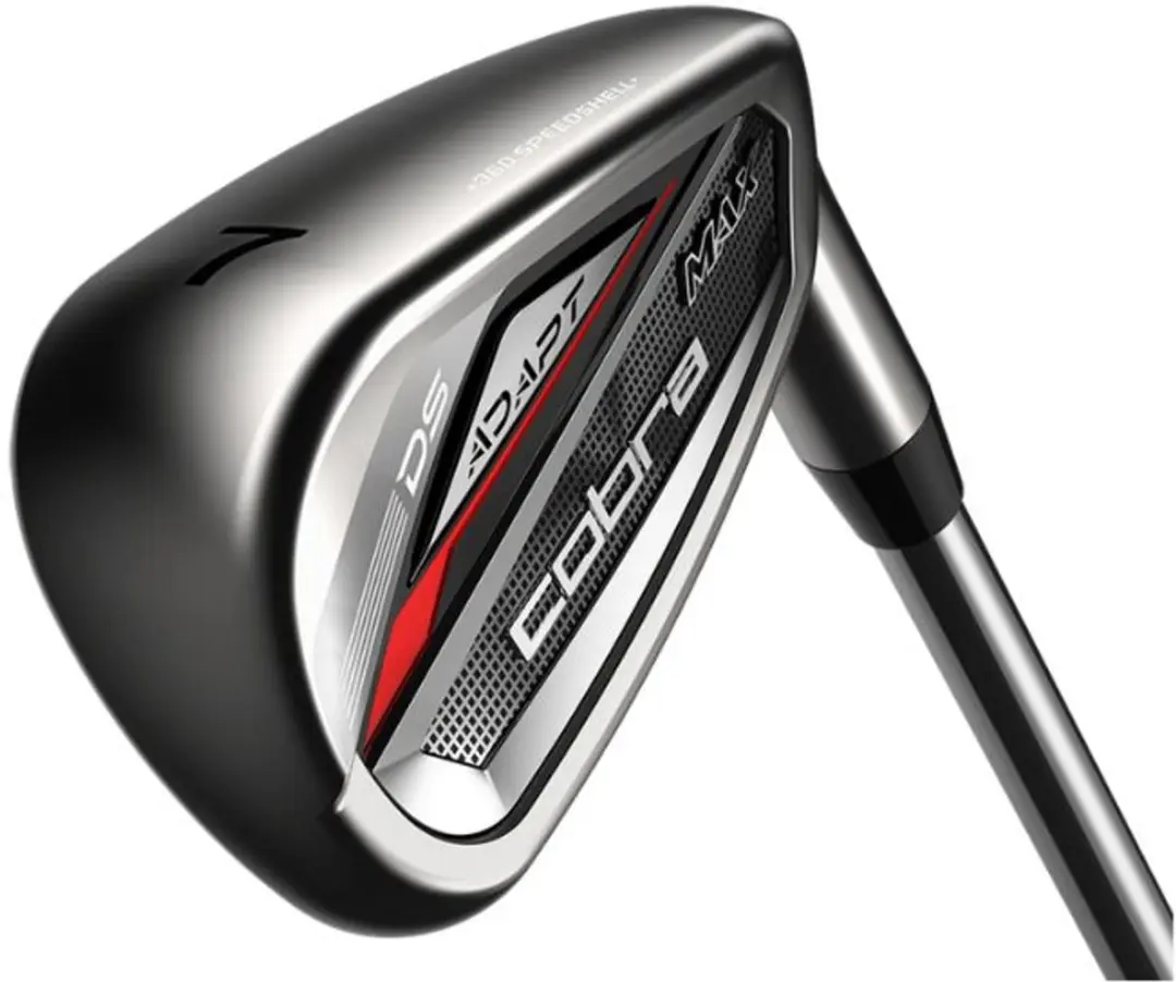 Cobra DarkSpeed Adapt Max IJzers 5-SW - 7 Clubs - Rechtshandig - Senior - Zilver Rood
