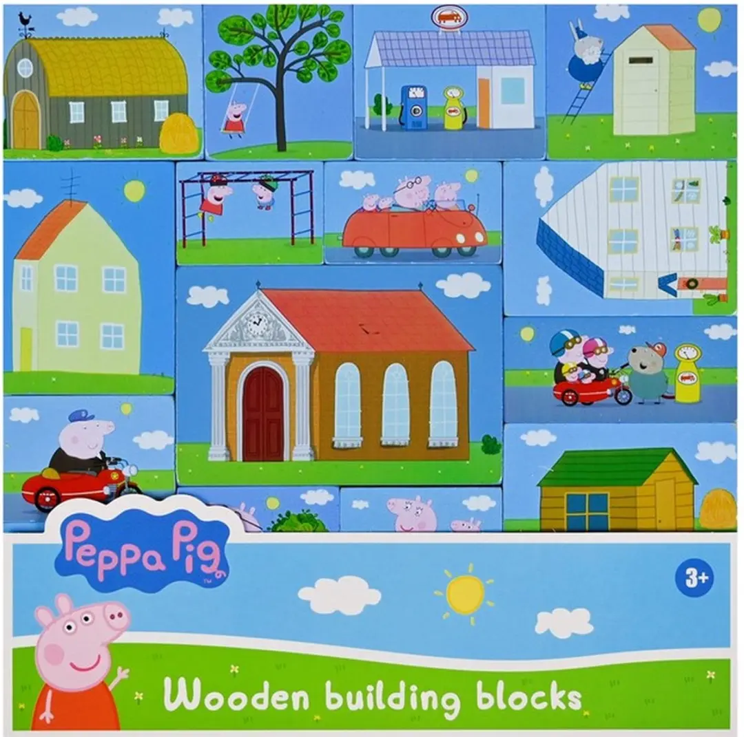 Peppa Pig Houten Bouwblokken