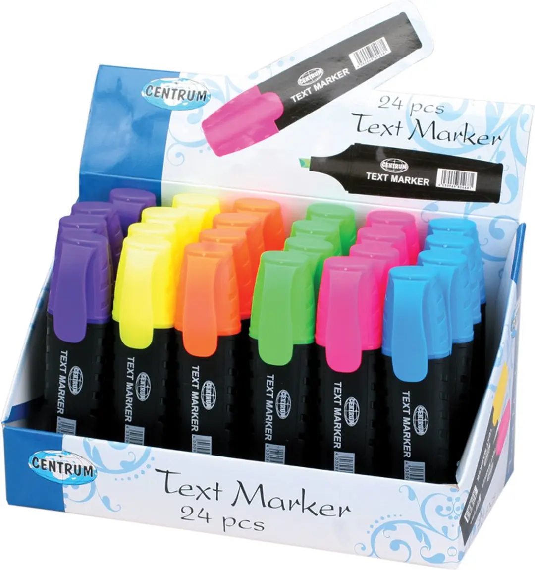 Centrum 24 Textmarker Multikleur