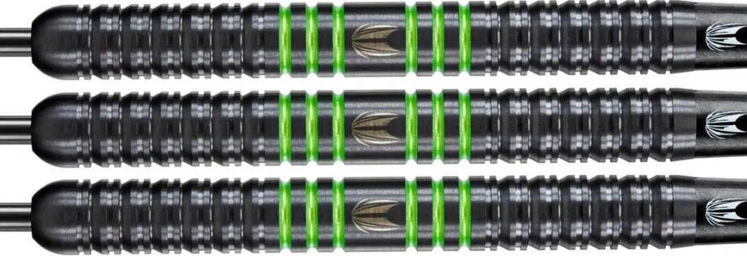 Target Vapor-8 Dartpijlen 3 Stuks - Zwart/Groen