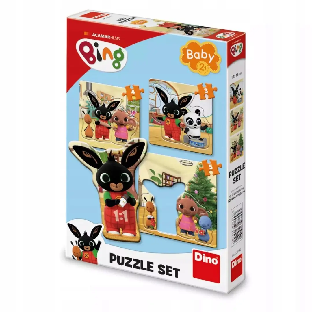Bing Baby Dino Puzzel 12 Stuks - Multicolor