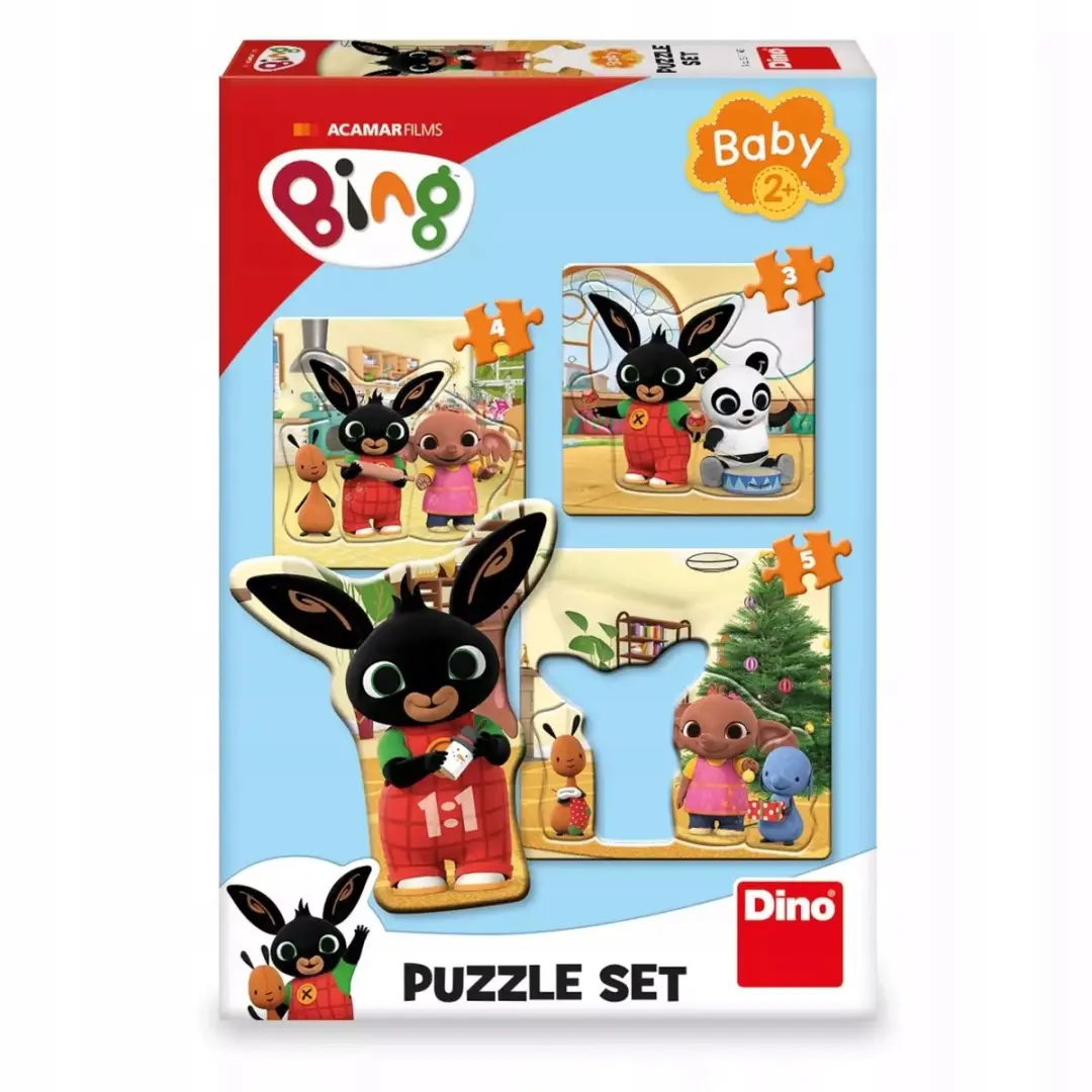 Bing Baby Dino Puzzel 12 Stuks - Multicolor