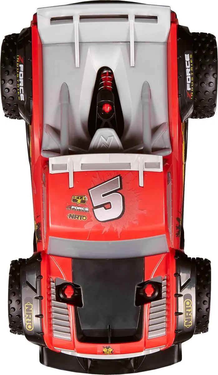 NIKKO Pro Truck RC Auto 14 km/h - 4WD - Rood - 4x 6V Accu