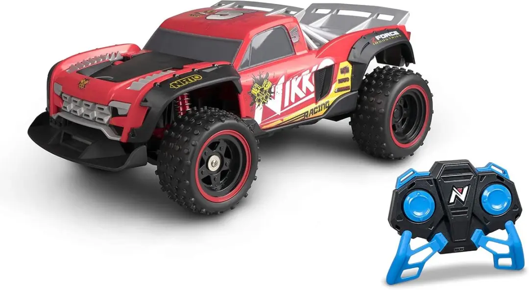 NIKKO Pro Truck RC Auto 14 km/h - 4WD - Rood - 4x 6V Accu