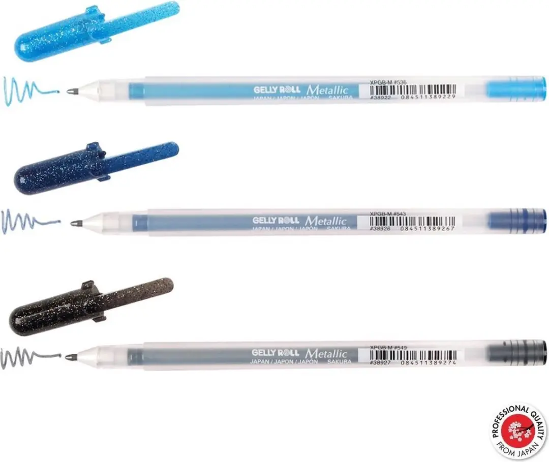 Sakura Gelly Roll Metallic Set 3 - Ocean - Glans