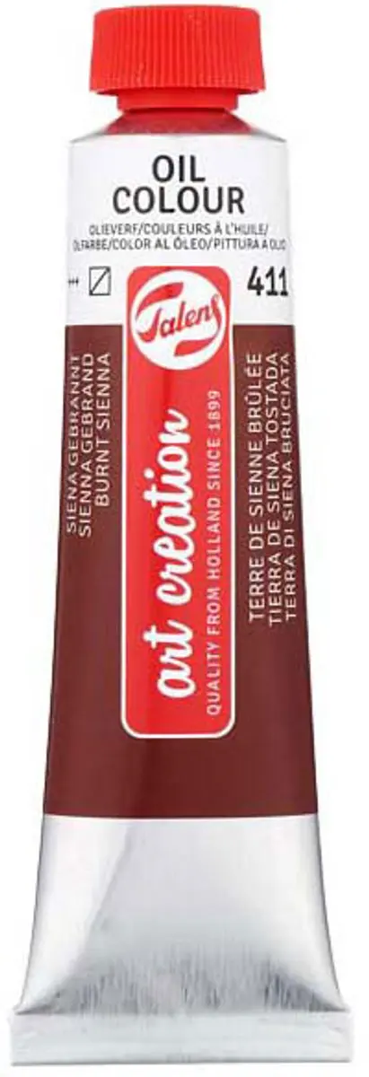Talens Olieverf Sienna Gebrand 411 40ml