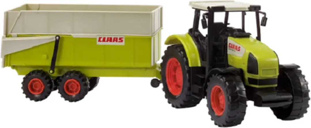 Dickie Tractor CLAAS Ares Met Aanhanger - Meerkleurig
