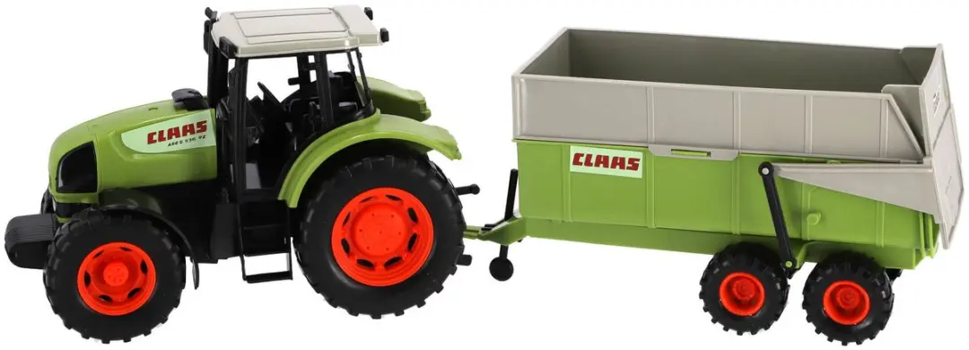Dickie Tractor CLAAS Ares Met Aanhanger