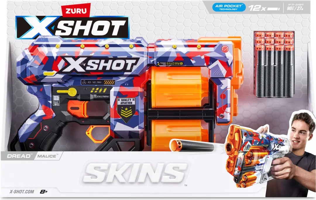 Zuru Pistool X-Shot Skins Dread