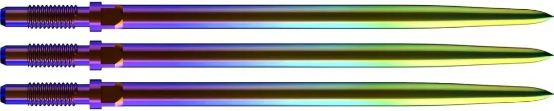 Bull's Convertible Points Smooth Rainbow 40mm - 3 Stuks