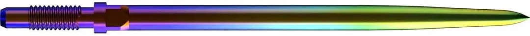 Bull's Convertible Points Smooth Rainbow 40mm - 3 Stuks