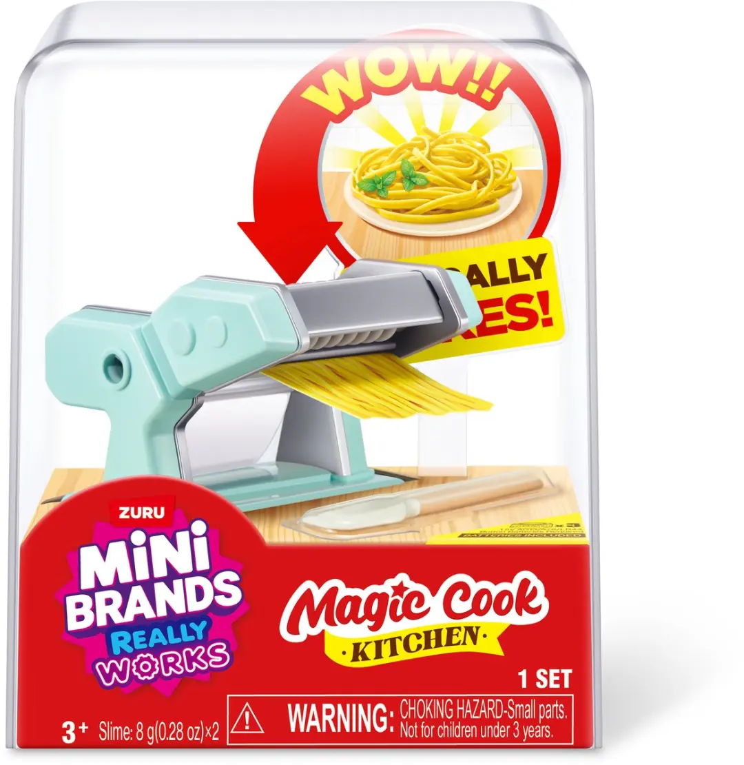 ZURU Mini Brands Magic Cook Kitchen Capsule Pasta Maker 77789D-US - Meerkleurig