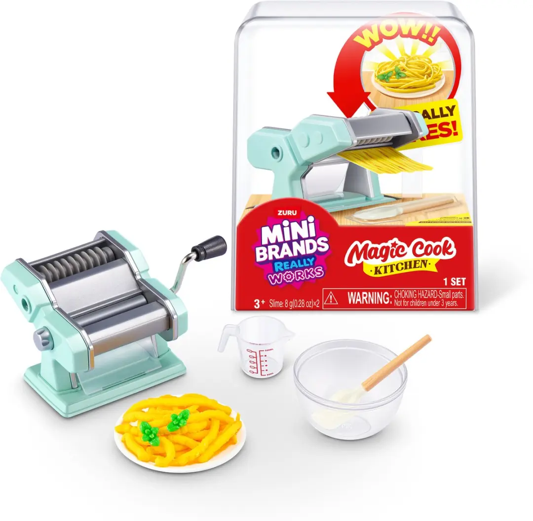 ZURU Mini Brands Magic Cook Kitchen Capsule Pasta Maker 77789D-US