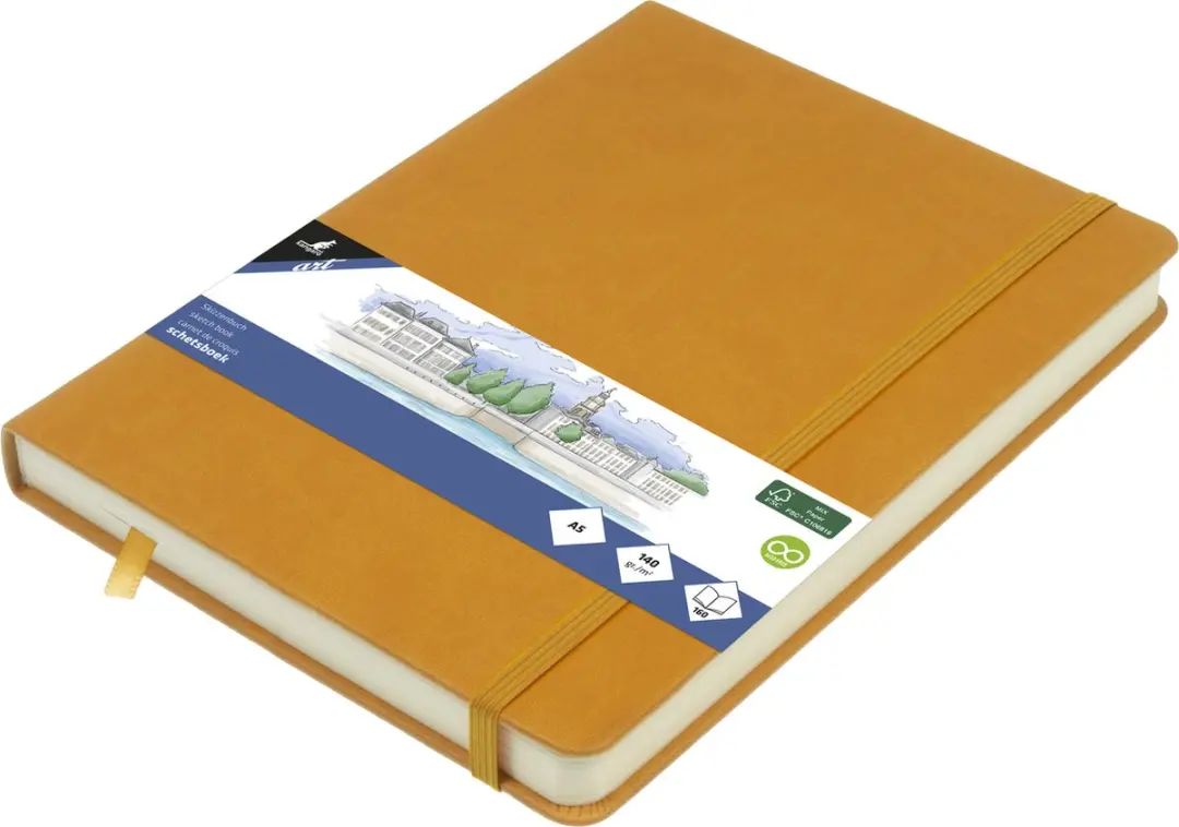 Kangaro K-861221 Schetsboek A5 Okergeel