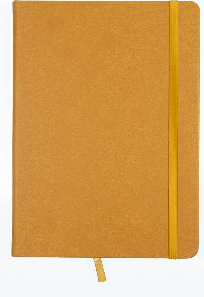 Kangaro K-861221 Schetsboek A5 Okergeel - PU Hardcover
