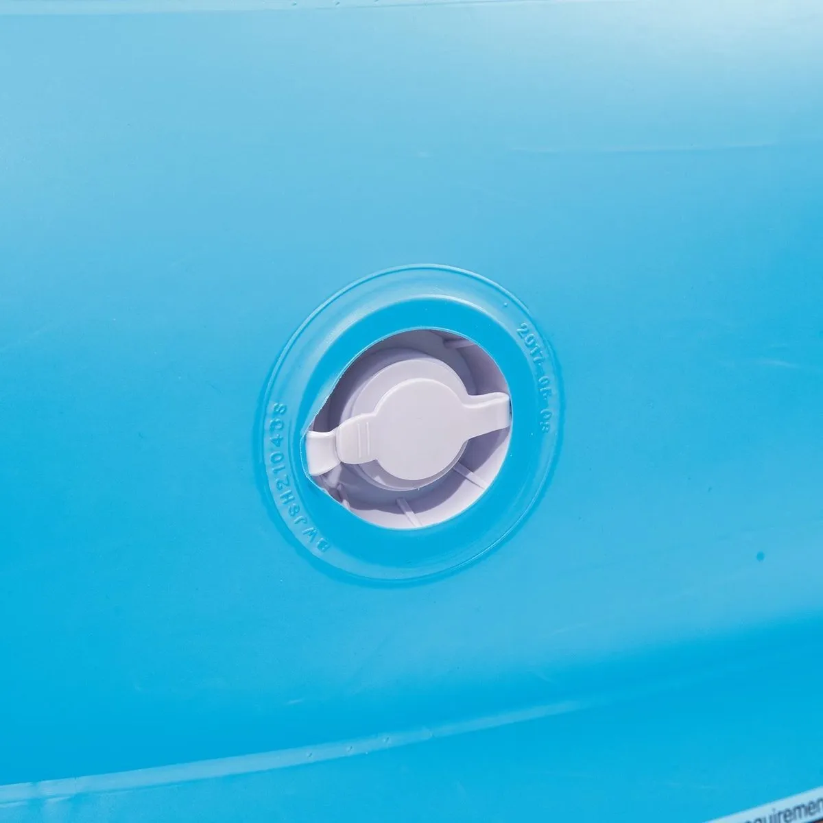Bestway Opblaasbaar Zwembad 2 Rings DS91321 - 262x157x47cm - Turquoise/Wit
