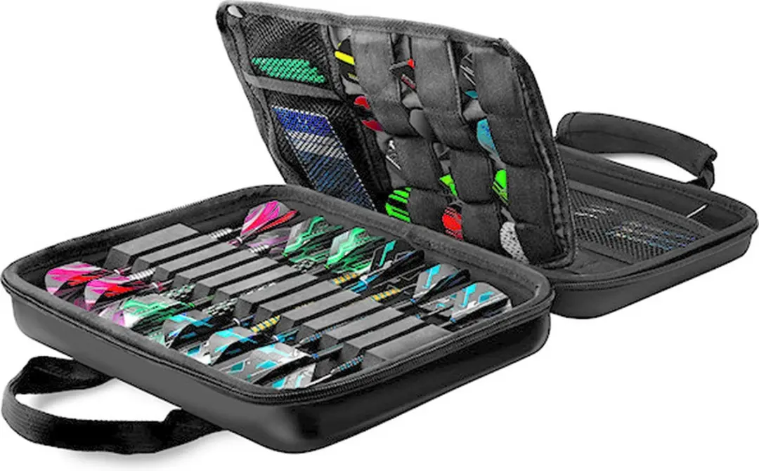 Harrows Imperial Dart Case - 12 Pijlen - 36 Vakjes - Zwart