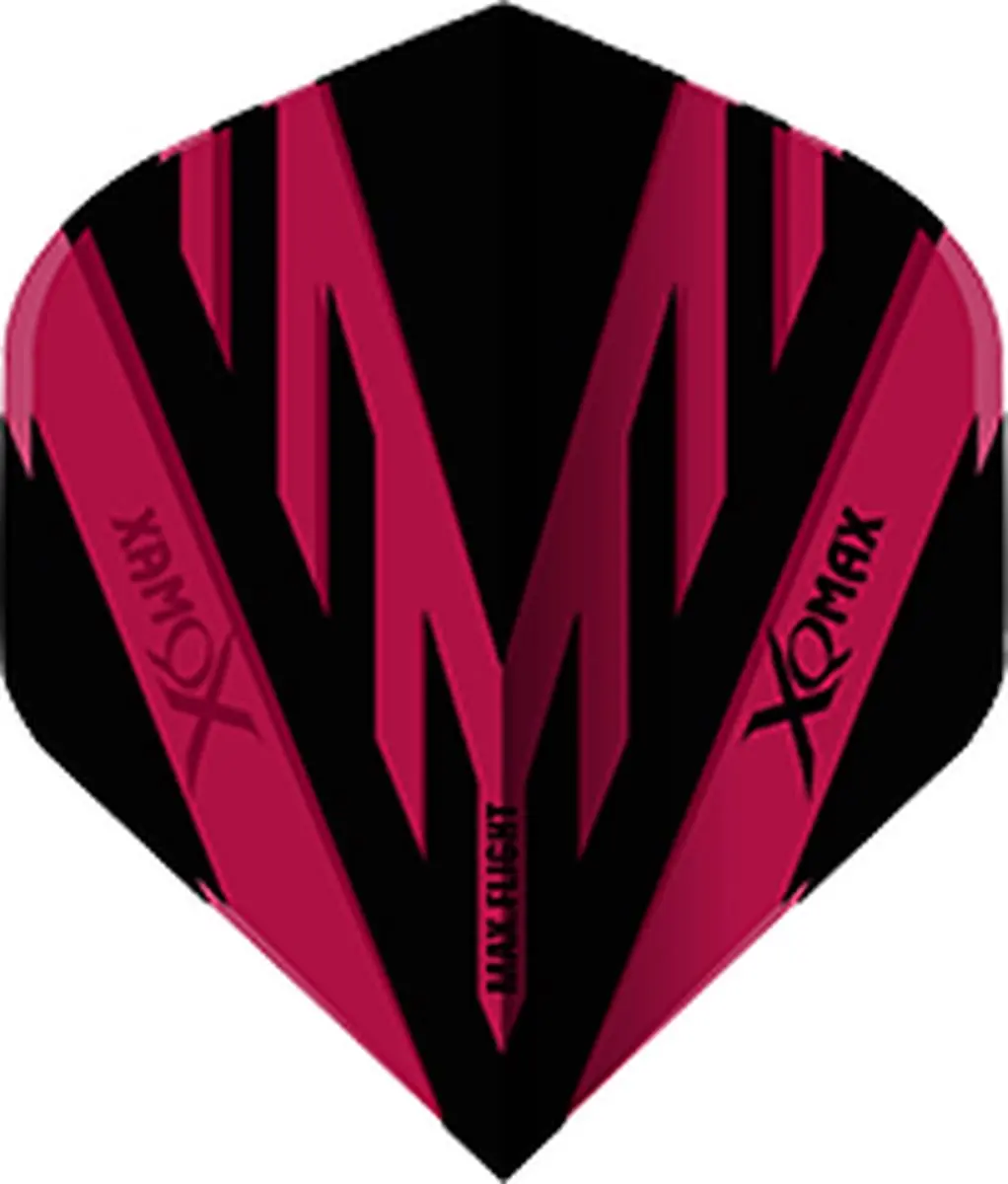 XQMax Standard Red Dart Flights QD7005030 - 3 Stuks
