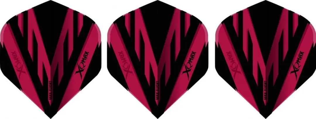 XQMax Standard Red Dart Flights QD7005030