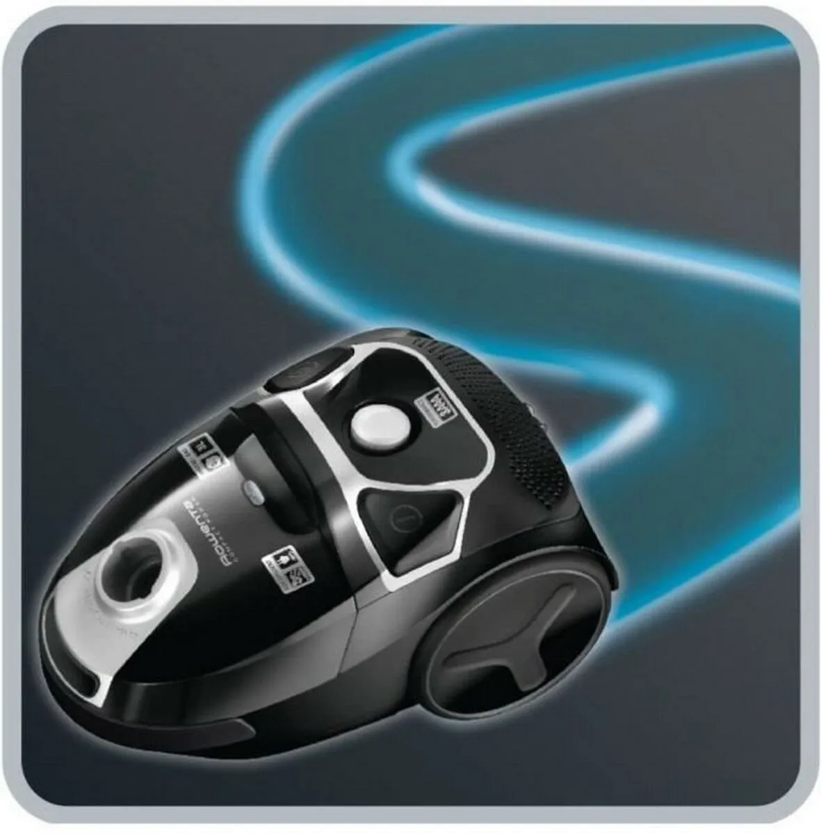 Rowenta RO3945EA Stofzuiger 750W - 3L - Zwart/Zilver