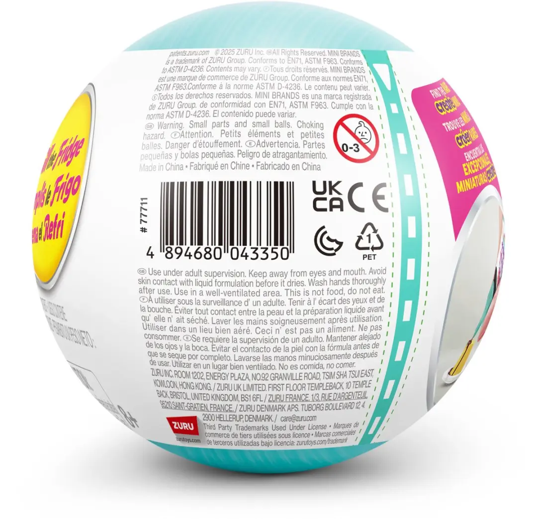 Zuru Mini Brands Koelkast - Meerkleurig - 5 Meubels