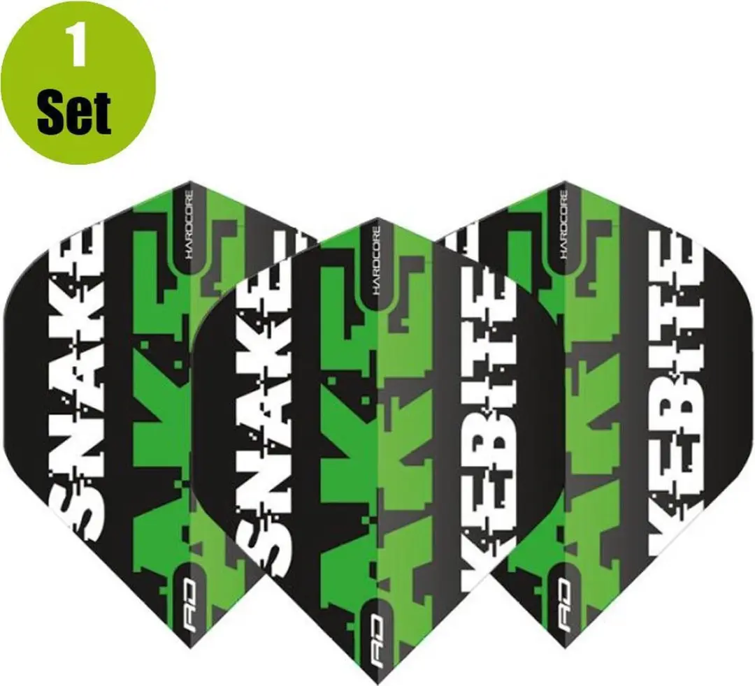 Red Dragon Peter Wright Snakebite Dart Flights - TF6468 - 3 Stuks
