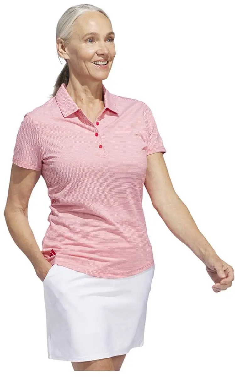 Adidas Ottoman Korte Mouw Poloshirt Dames XS - Roze